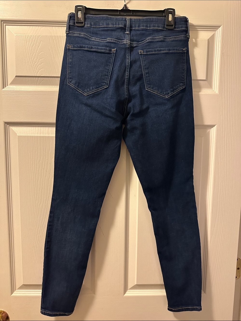 Women's Old Navy High-Rise Rockstar Super Skinny Dark Denim Jeans - Size 10